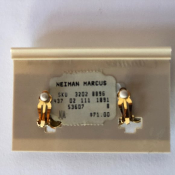 Vintage Carolee - Neiman Marcus Knot Earrings NWT - Picture 4 of 6